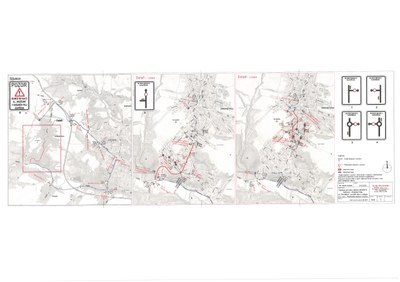 Mapa dotčené komunikace